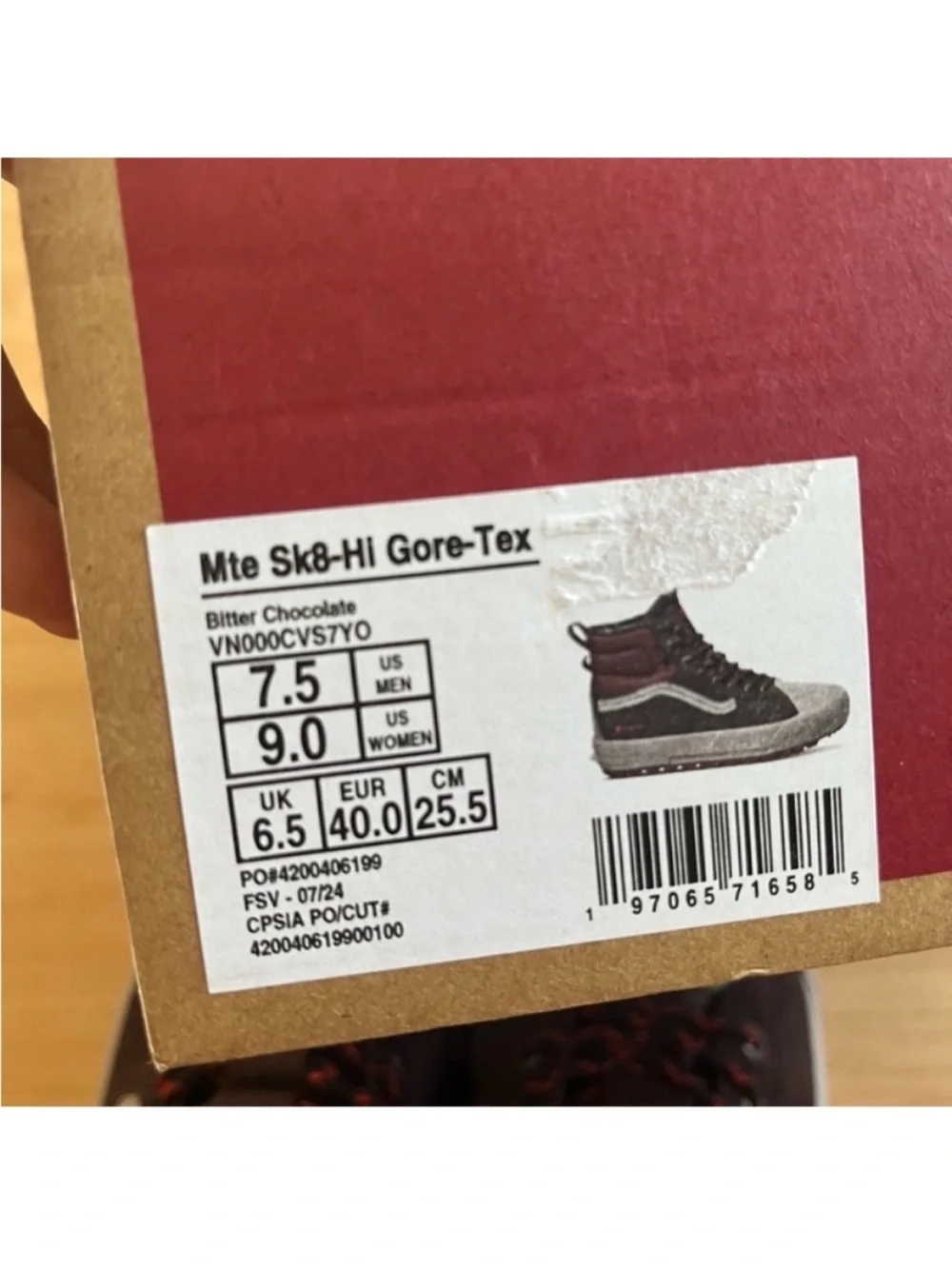 Vans bitter chocolate 230